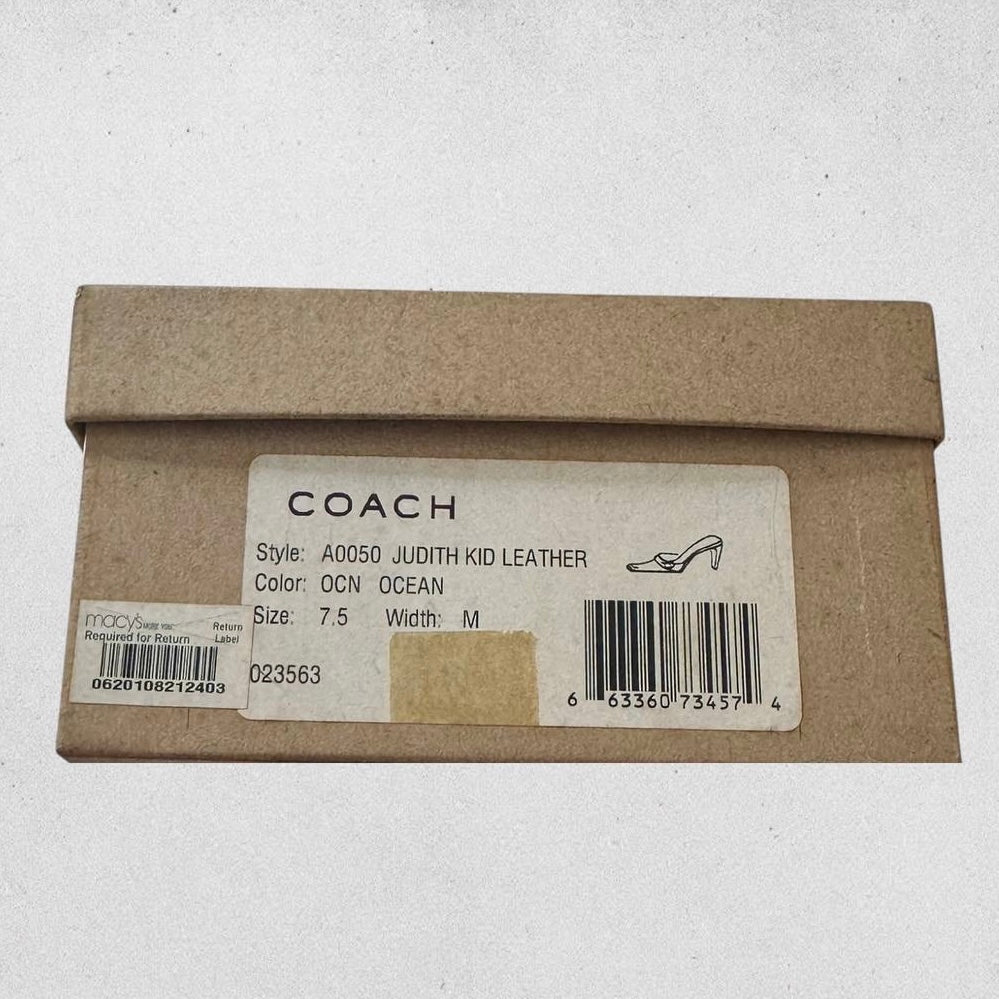 Authentic Vintage Coach Kitten Heels