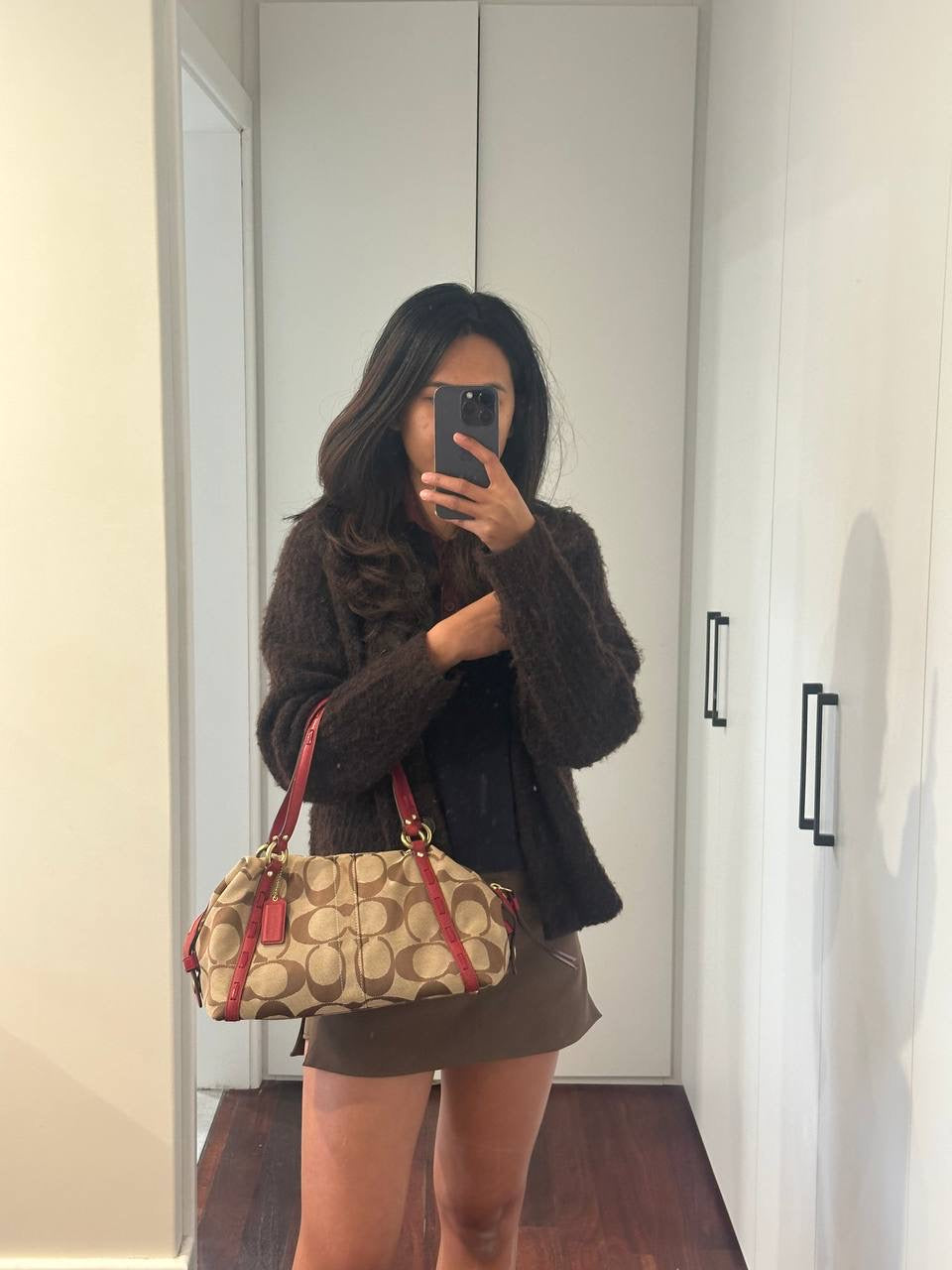 Authentic Vintage Coach Boston Shoulder Bag