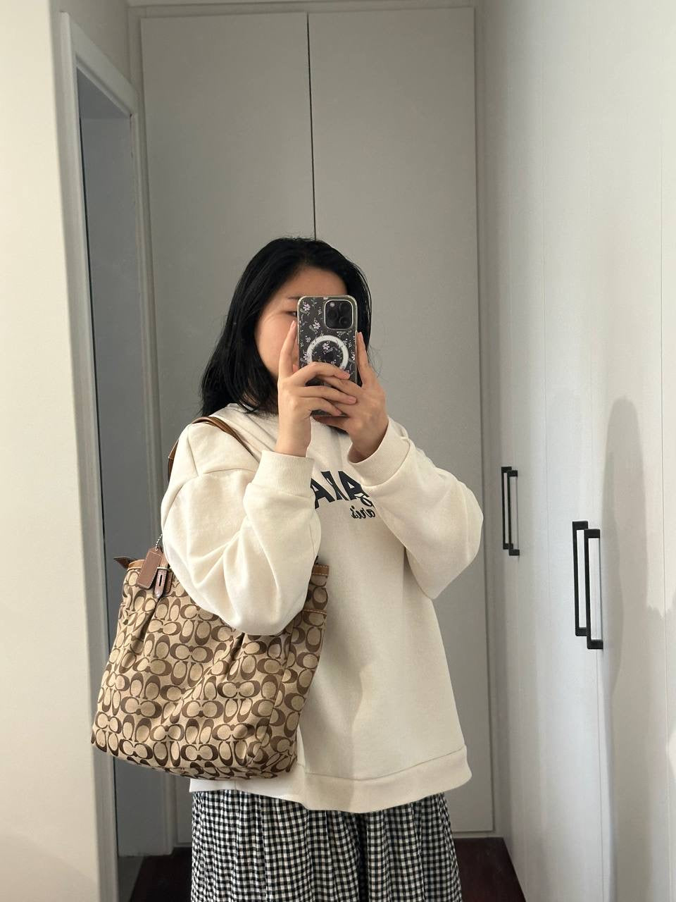 Authentic Vintage Coach Signature Tote Bag
