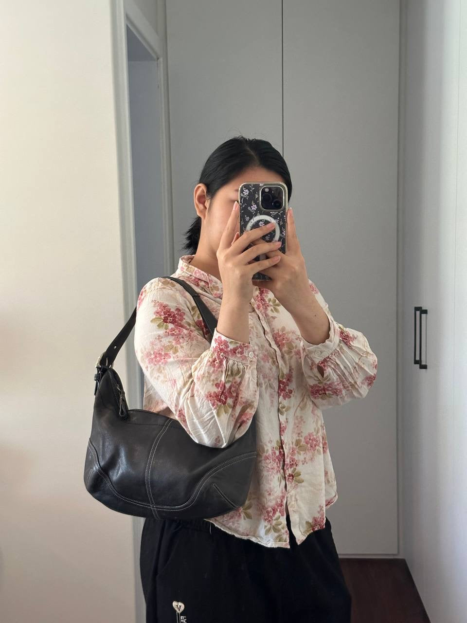 Authentic Vintage Coach Leatherr Hobo Bag