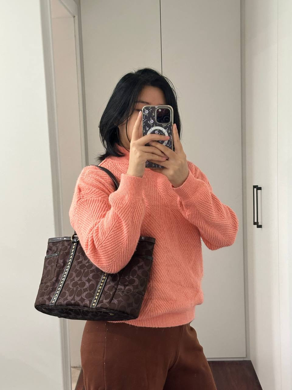 Authentic Vintage Coach Legacy Brown Tote Bag