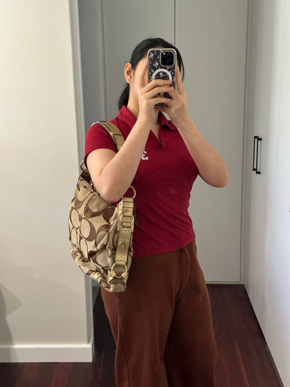 Authentic Vintage Coach Carly Shoulder Bag