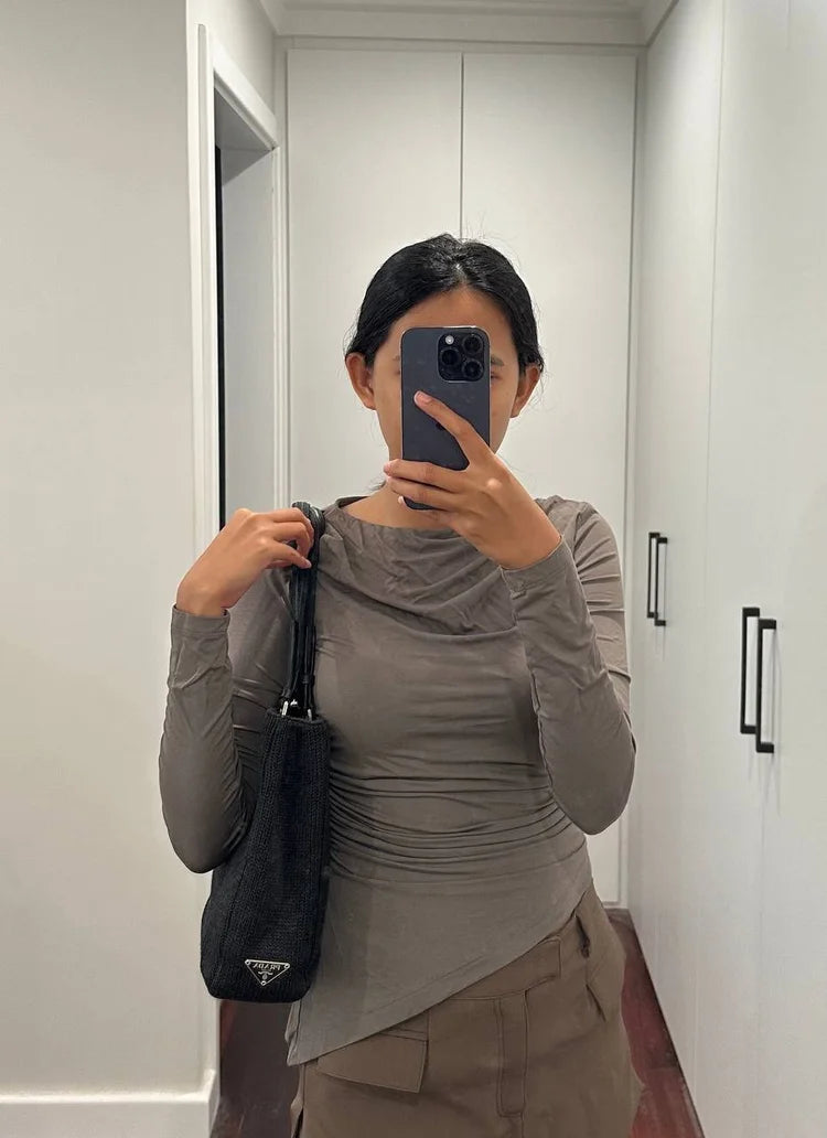 Prada Archive 1999 Wool Knit Shoulder Bag