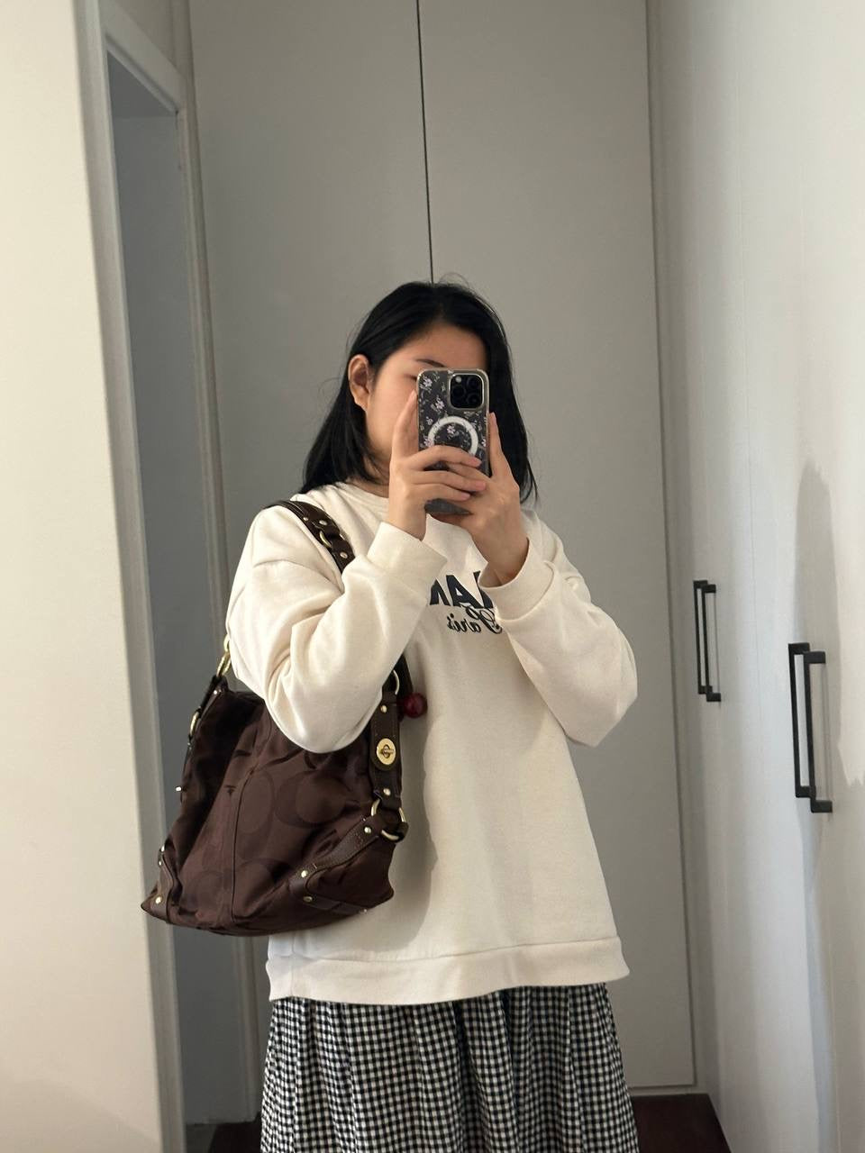 Authentic Vintage Coach Carly Signature Shoulder Bag