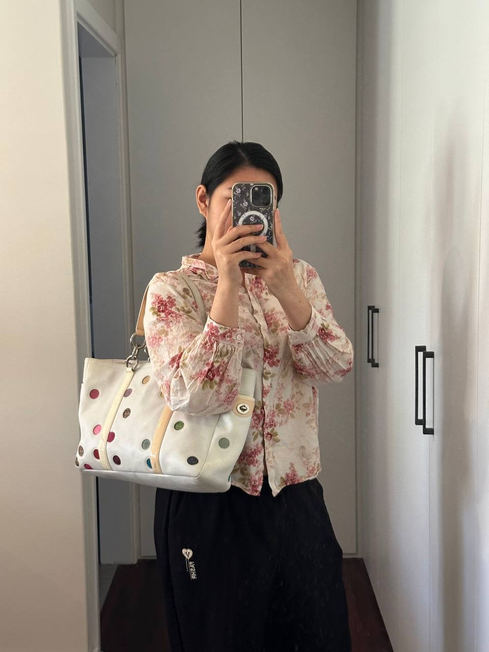Authentic Vintage Coach Multicolour Patchwork Tote Bag Limited Edition
