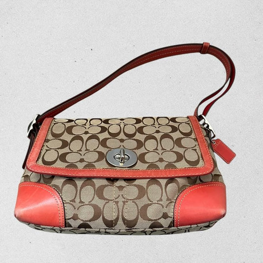 Authentic Vintage Coach Signature Shoulder Bag