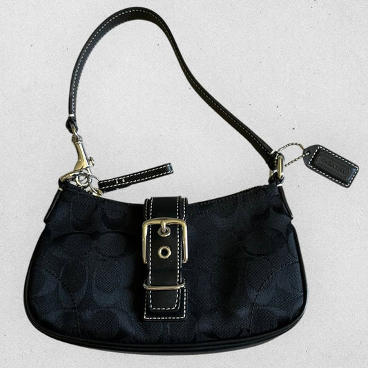 Authentic Vintage Coach Buckle Small Shoulder Bag
