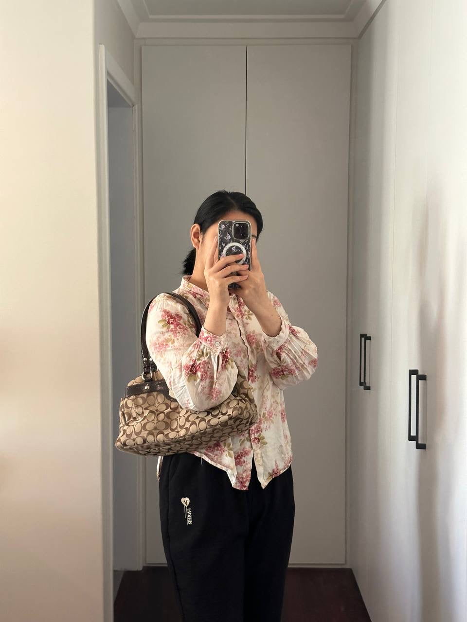 Authentic Vintage Coach Penelope Signature Bowling Bag