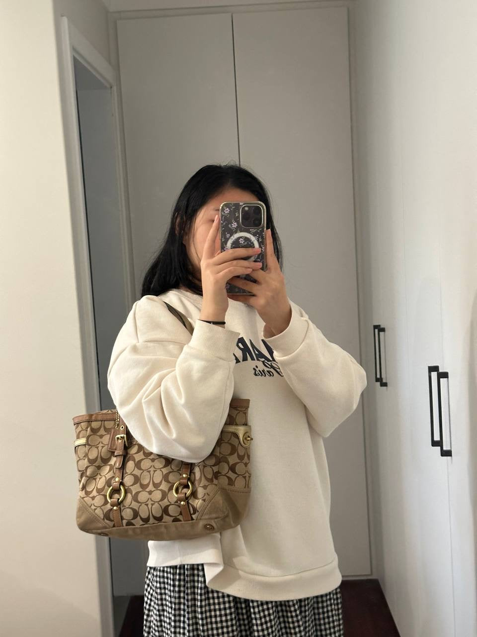 Authentic Vintage Coach Legacy Signature Tote Bag