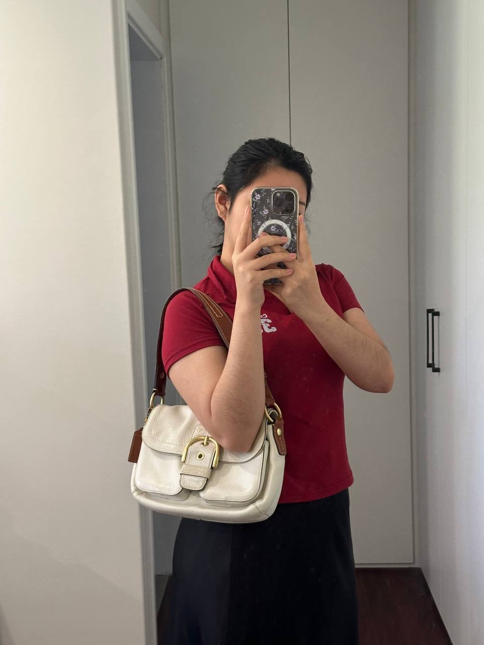 Authentic Vintage Coach Soho Grained Leather Shoulder Bag