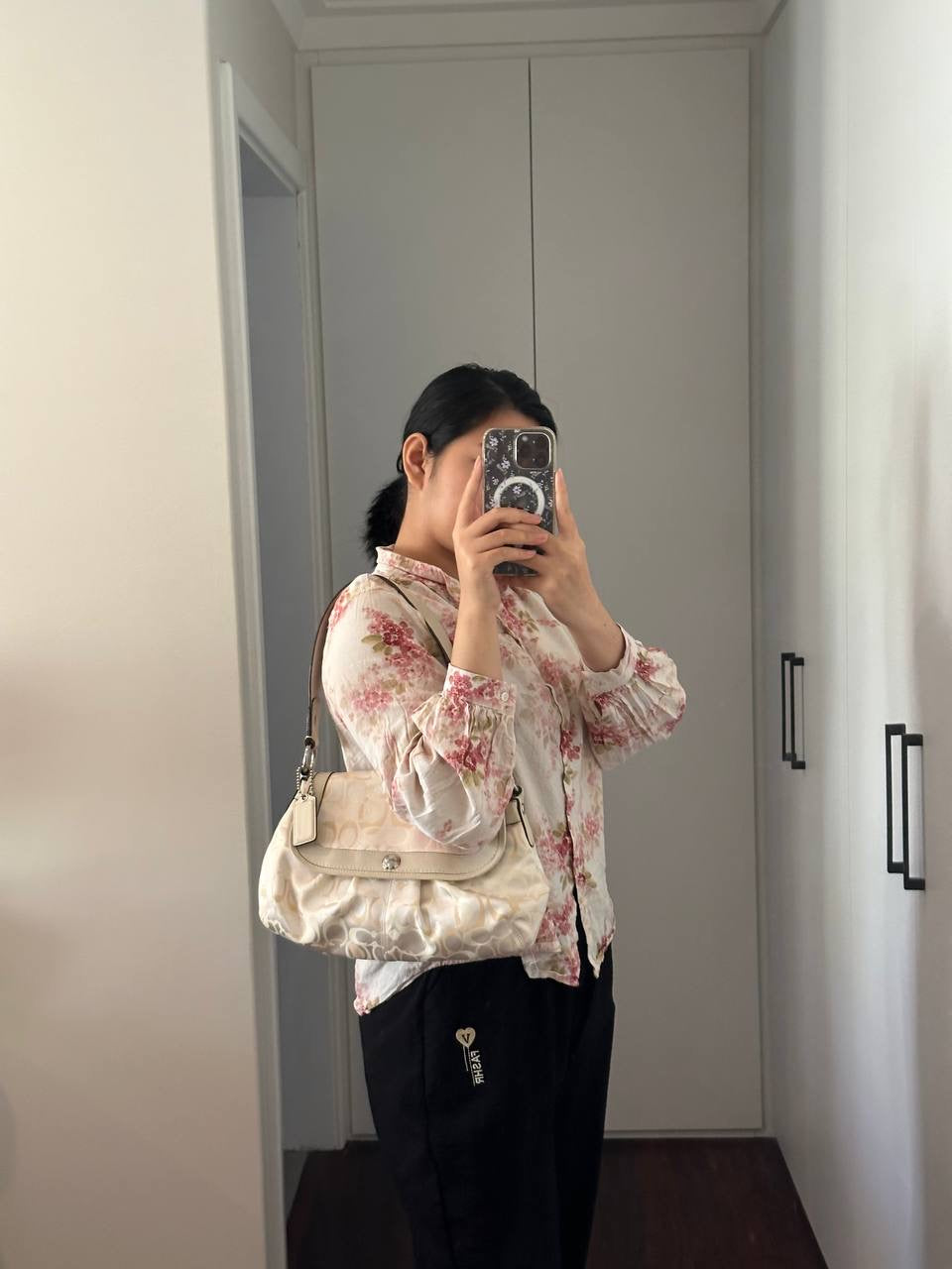 Authentic Vintage Coach Optic Soho Flap Shoulder Bag