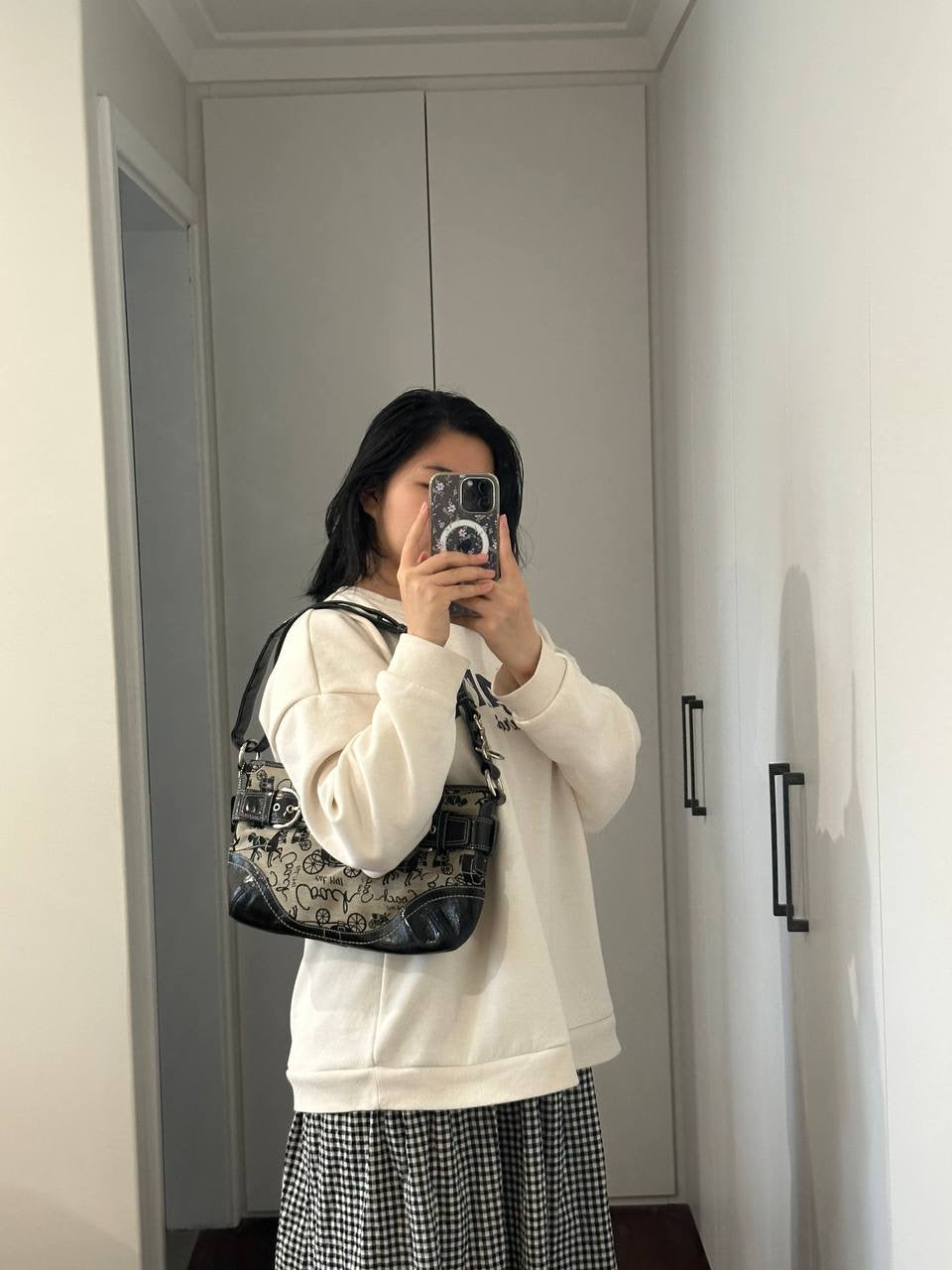 Authentic Vintage Coach Signture Shoulder/Crossbody Bag