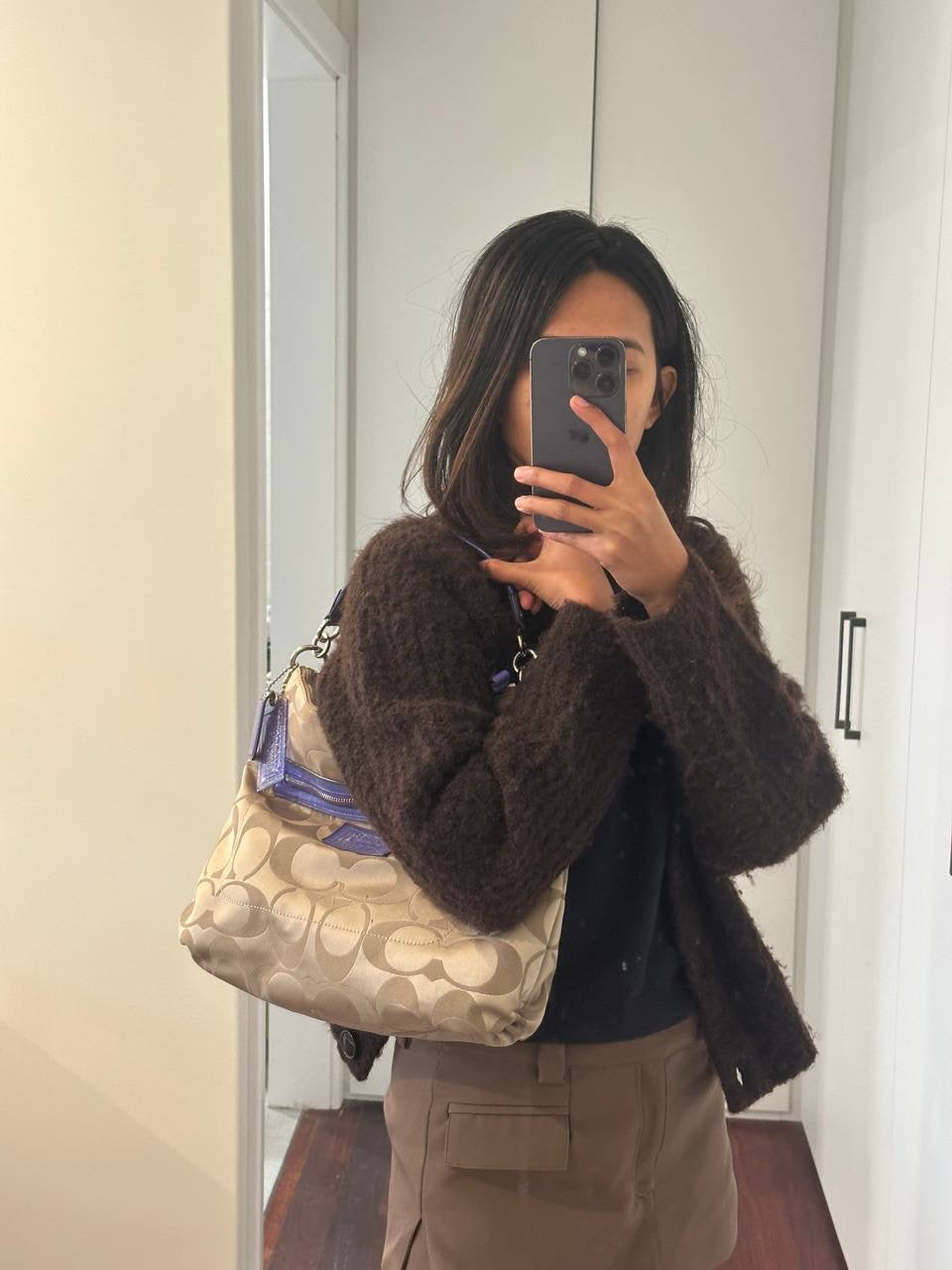 Authentic Vintage Coach Poppy Hobo Bag