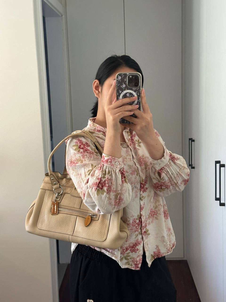 Authentic Vintage Coach Penelope Pebbled Leather Shoulder Bag
