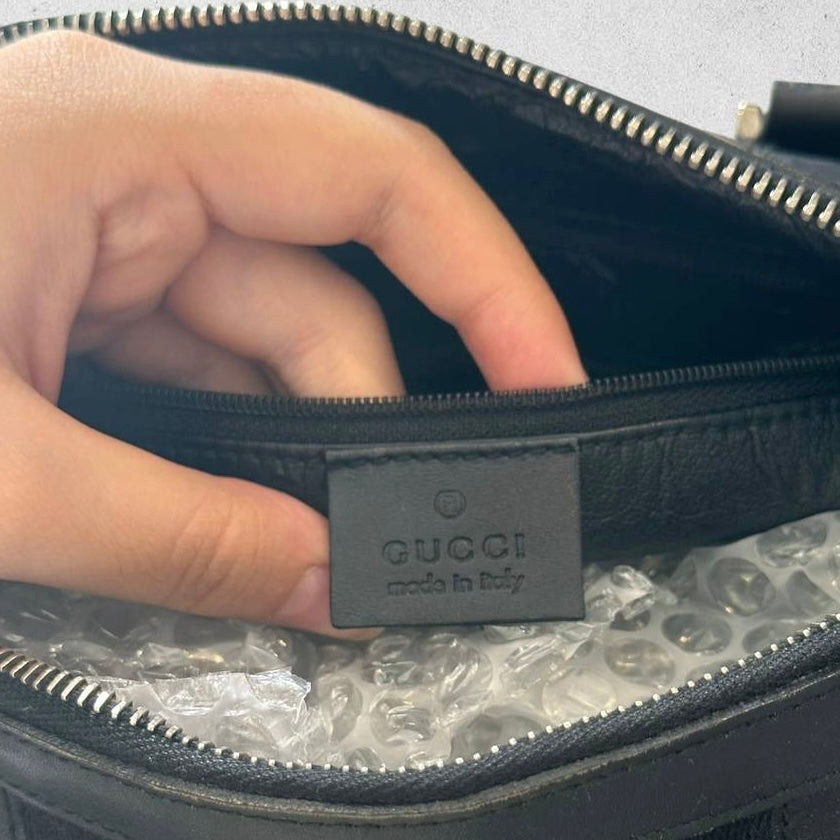 Authentic Vintage Gucci GG Boston Shoulder Bag