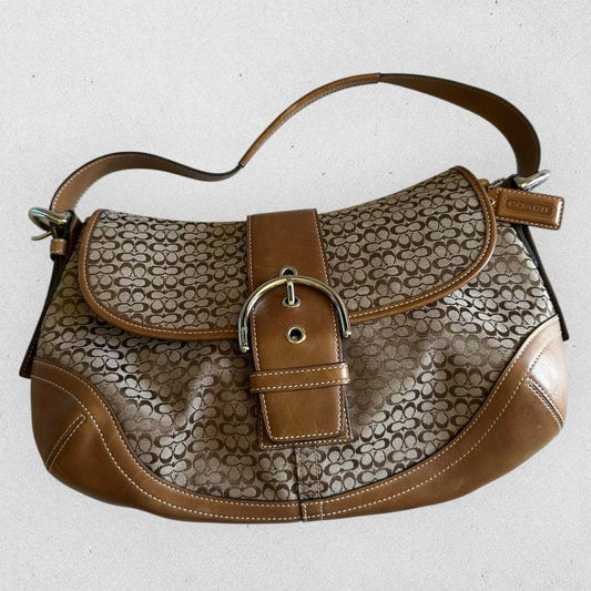 Authentic Vintage Coach Soho Signature Shoulder Bag