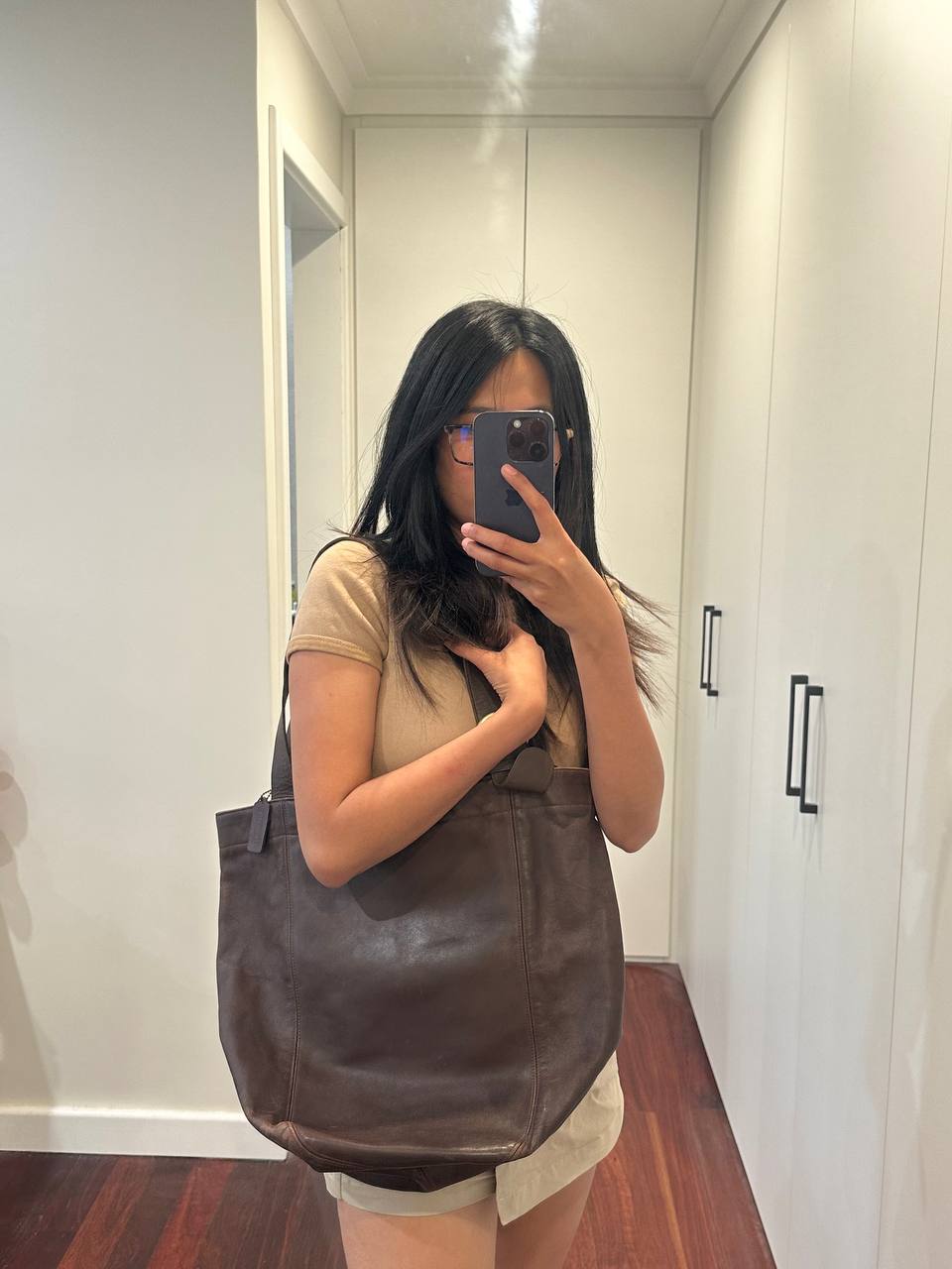 Authentic Old Coach Soho XL Leather Tote Bag Rare