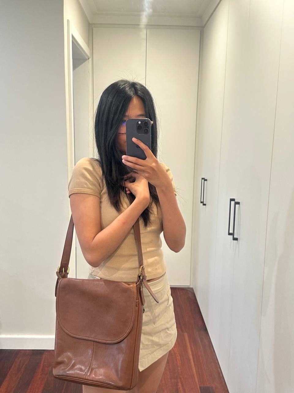 Authentic Old Coach Whitney Flap Shoulder Bag