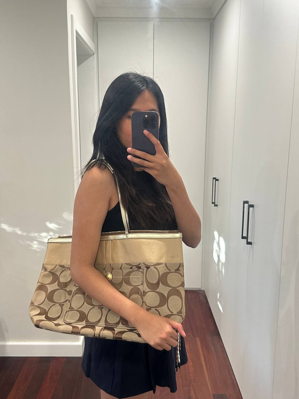 Authentic Coach Signature Tote Bag