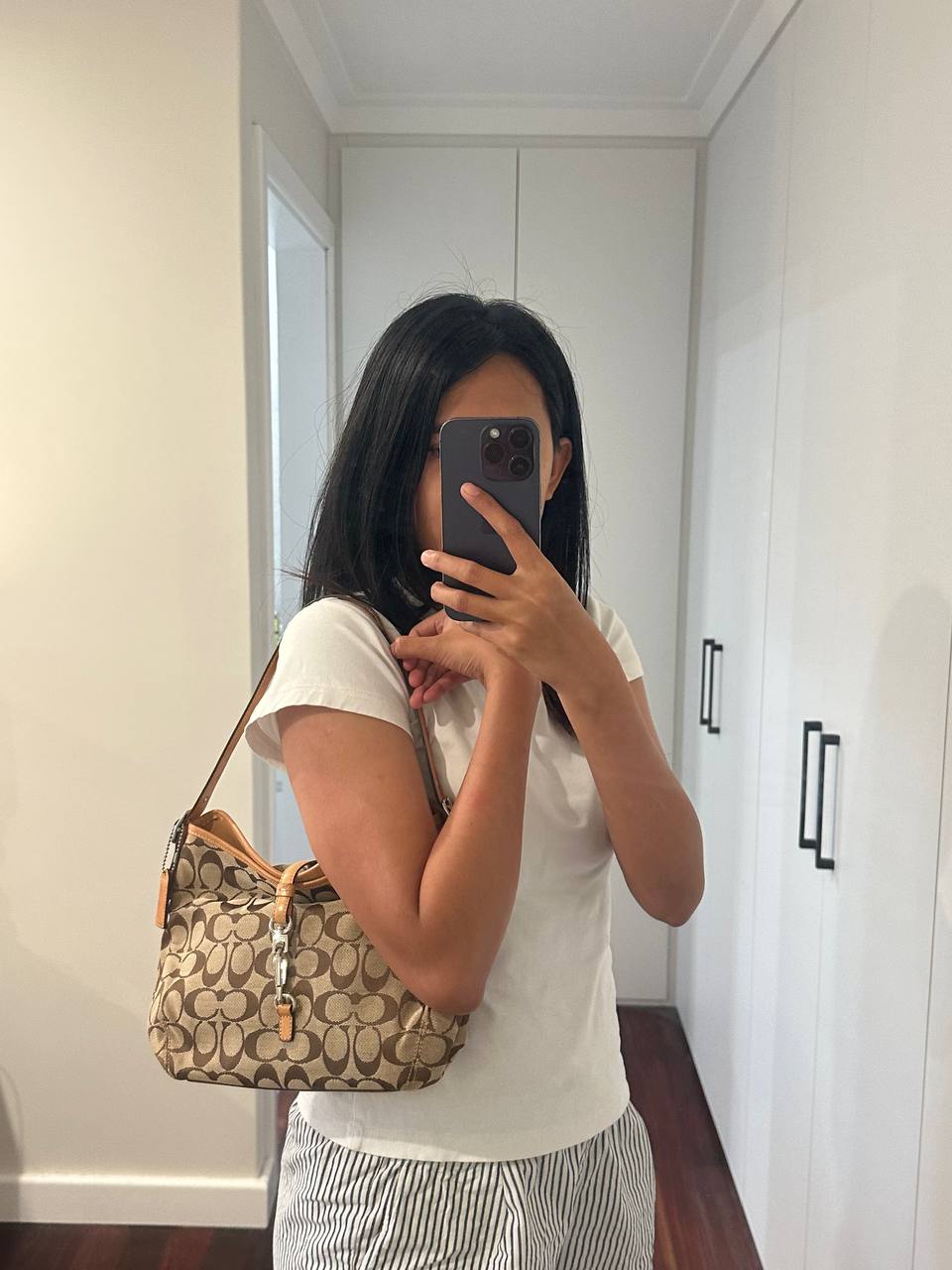 Authentic Vintage Coach Hamptons Shoulder Bag