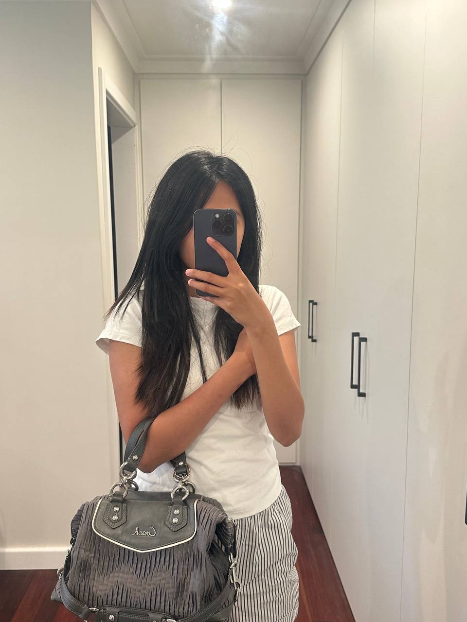 Authentic Vintage Coach Ashley Nylon Shoulder Bag