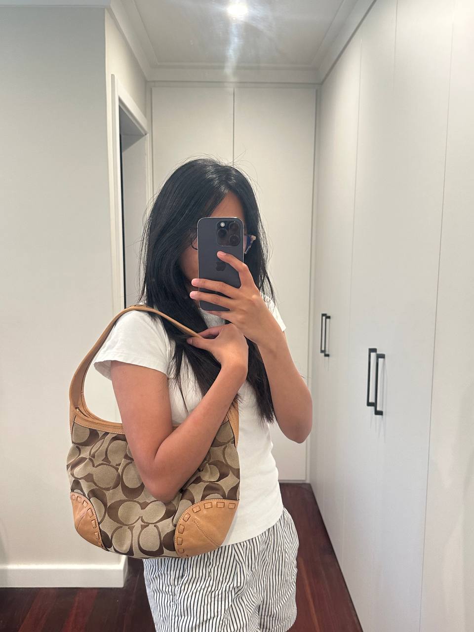 Authentic Vintage Coach Ergo Signature Shoulder Bag