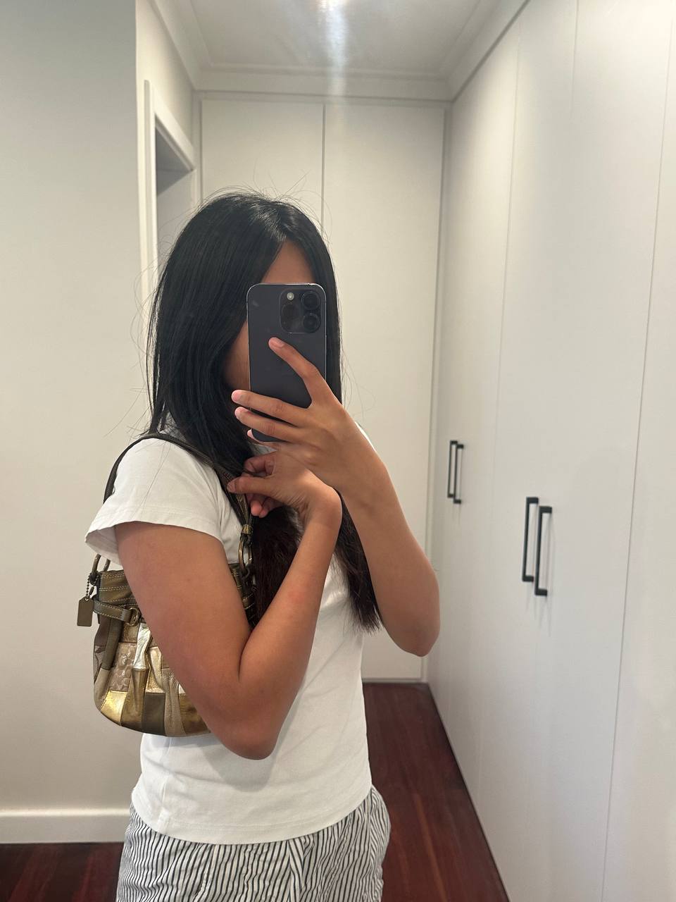 Authentic Vintage Coach Mosaic Patchwork Shoulder Bag