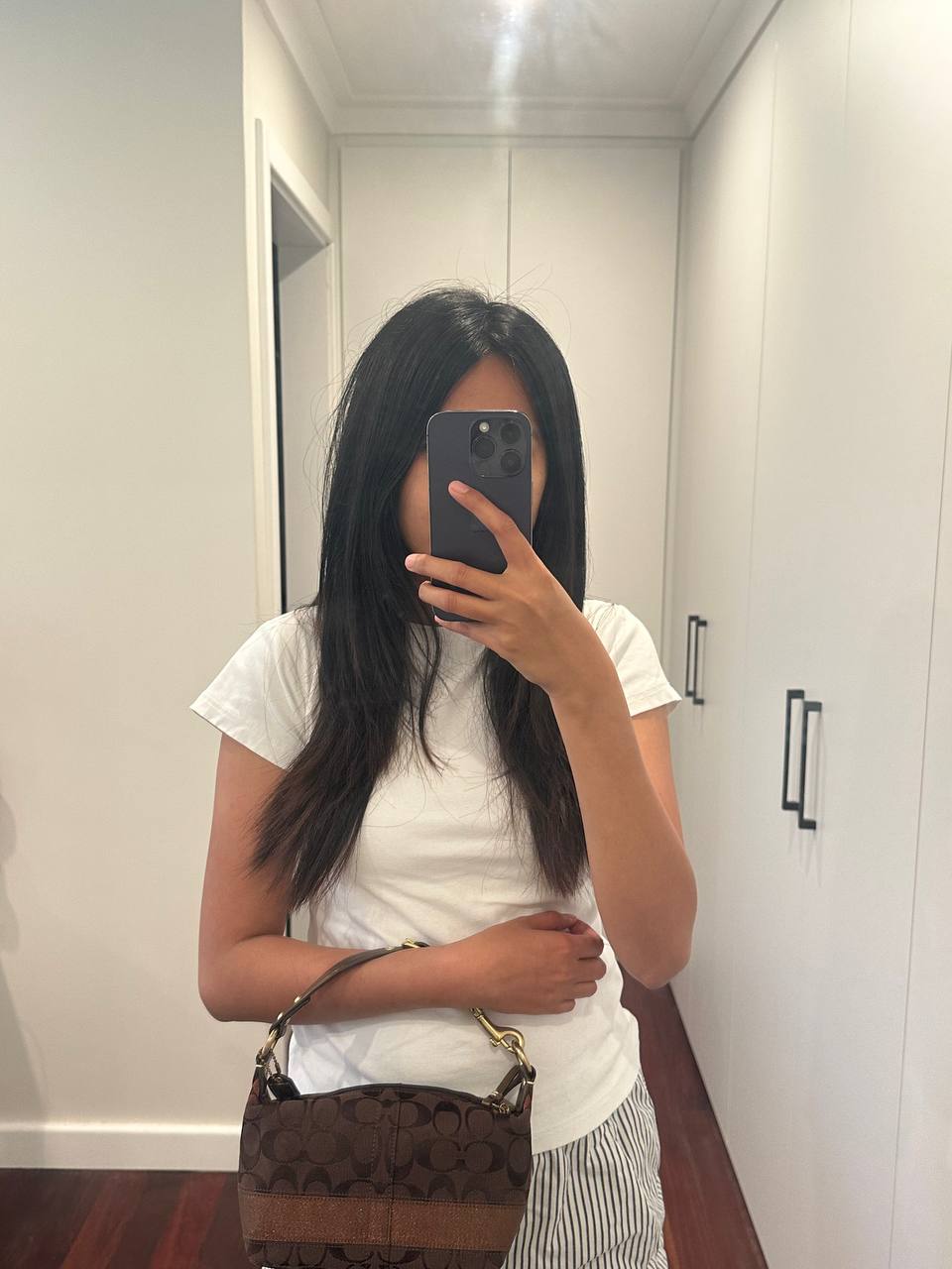 Authentic Vintage Coach Signature Shoulder Bag