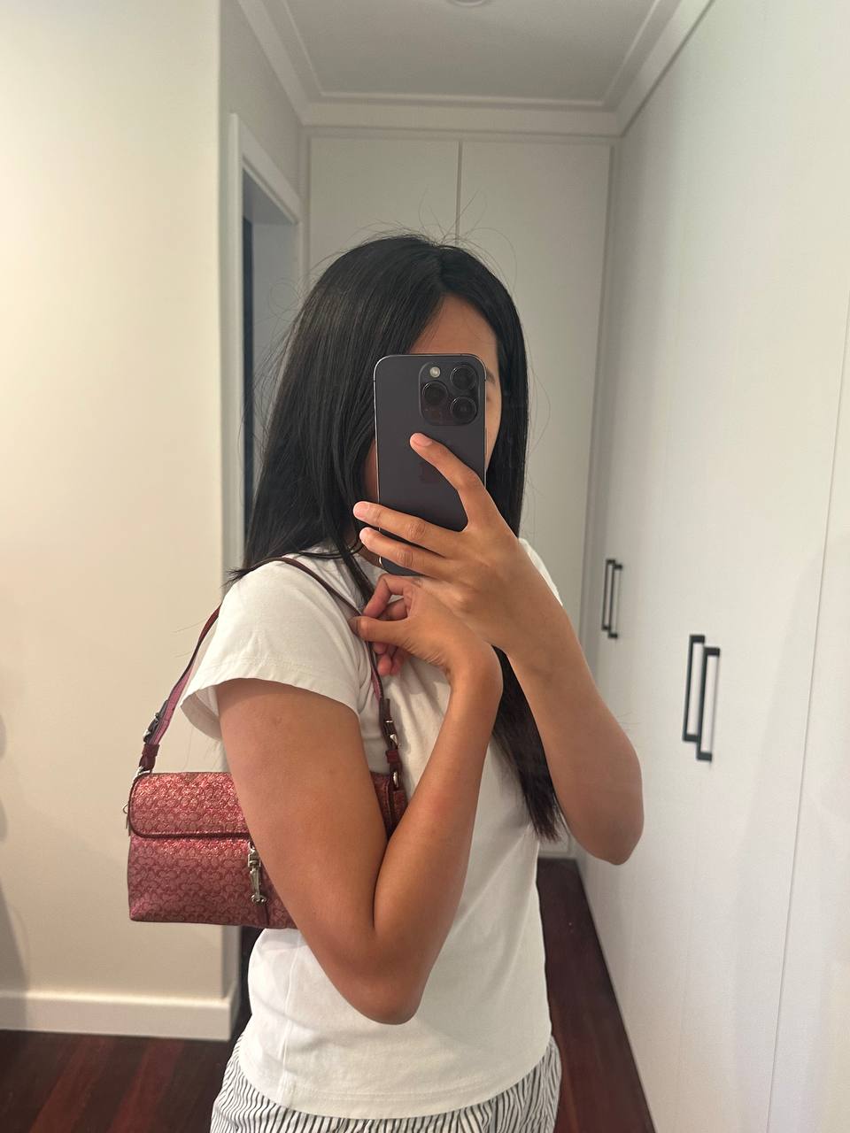 Authentic Vintage Coach Optic Lurex Shoulder Bag Rare