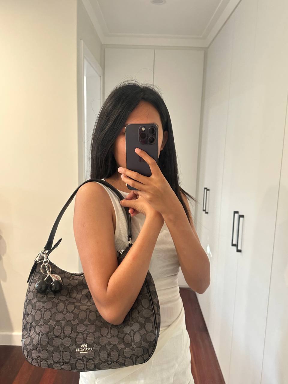 Authentic Coach Celeste East West Hobo Bag