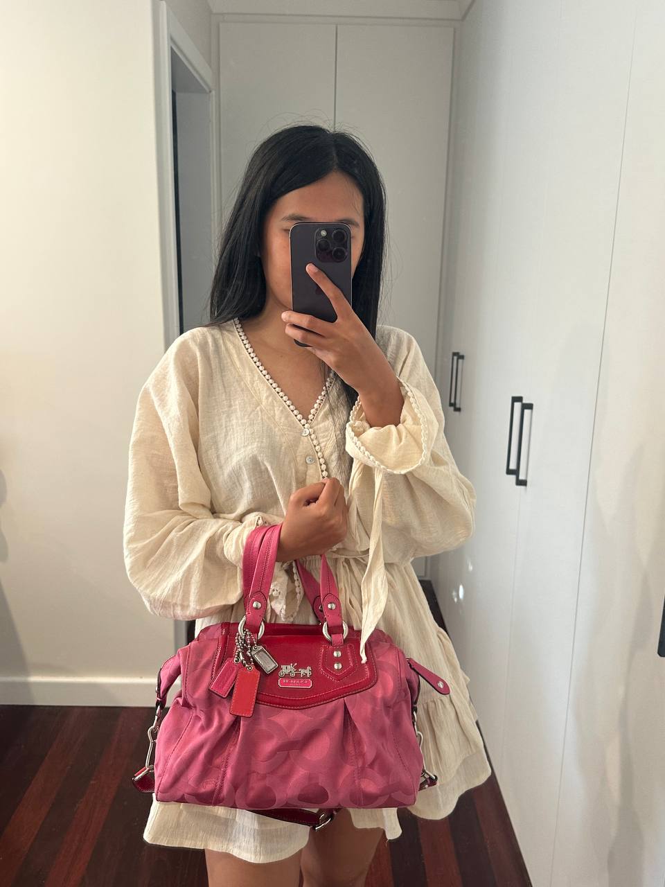 Authentic Vintage Coach Ashley Signature Shoulder Bag