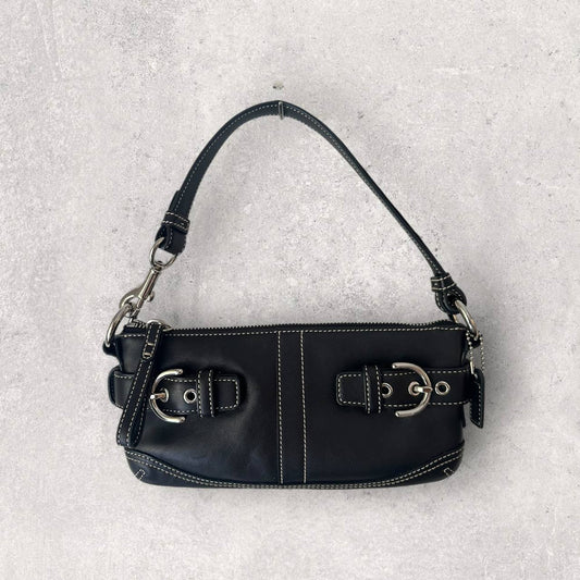 Authentic Vintage Coach Leather Small Shoulder Bag