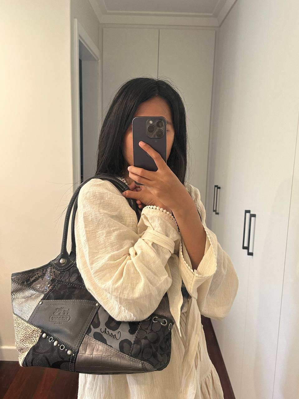 Authentic Vintage Coach Bleecker Patchwork Tote Bag