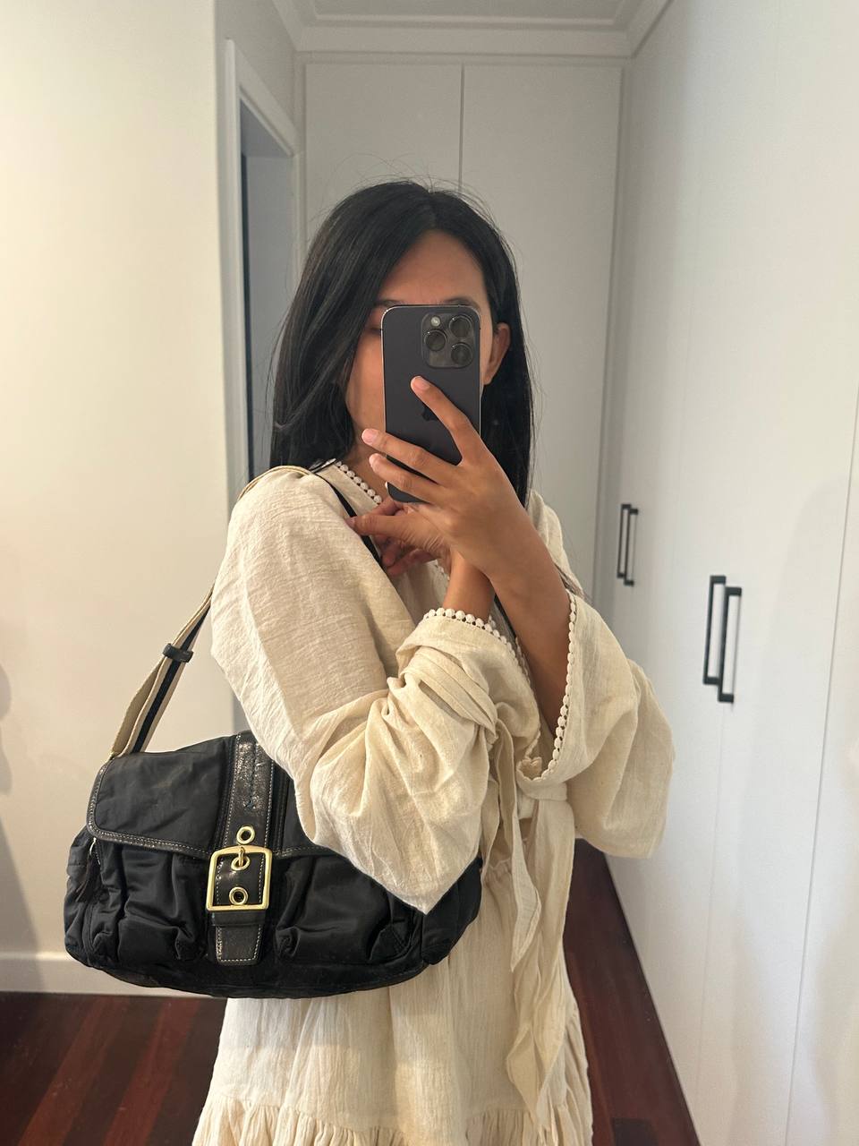 Authentic Vintage Coach Cargo Pocket Shoulder Bag