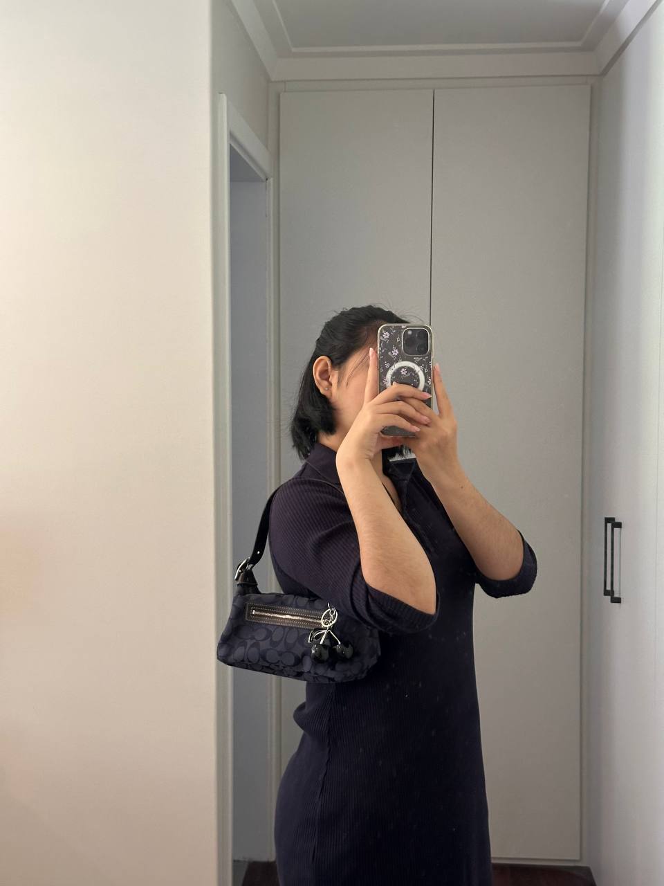Authentic Vintage Coach Signature Shoulder Bag