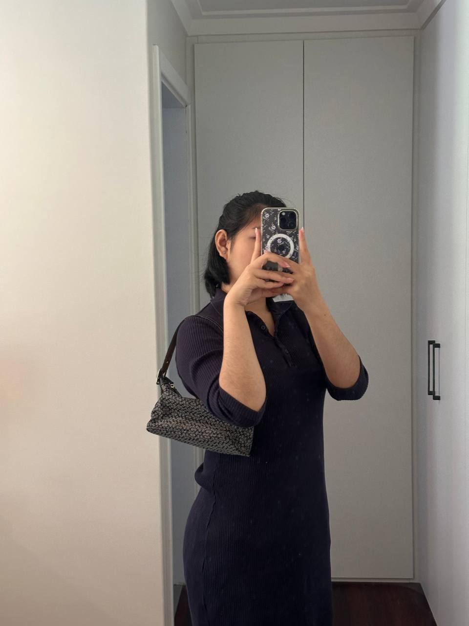 Authentic Vintage Coach Signature Shoulder Bag