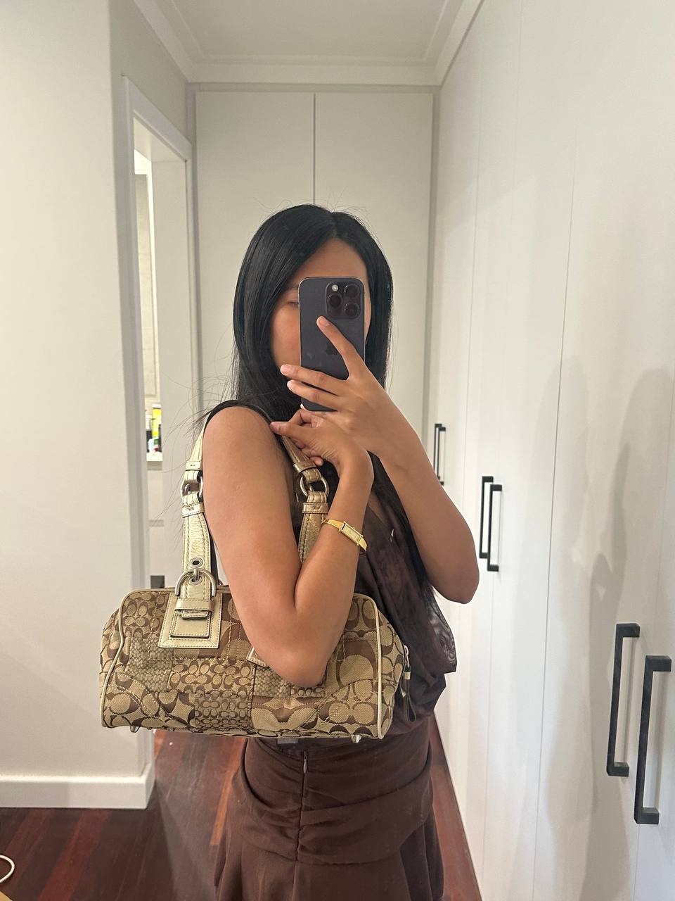 Authentic Vintage Coach Soho Patchwork Shoulder Bag
