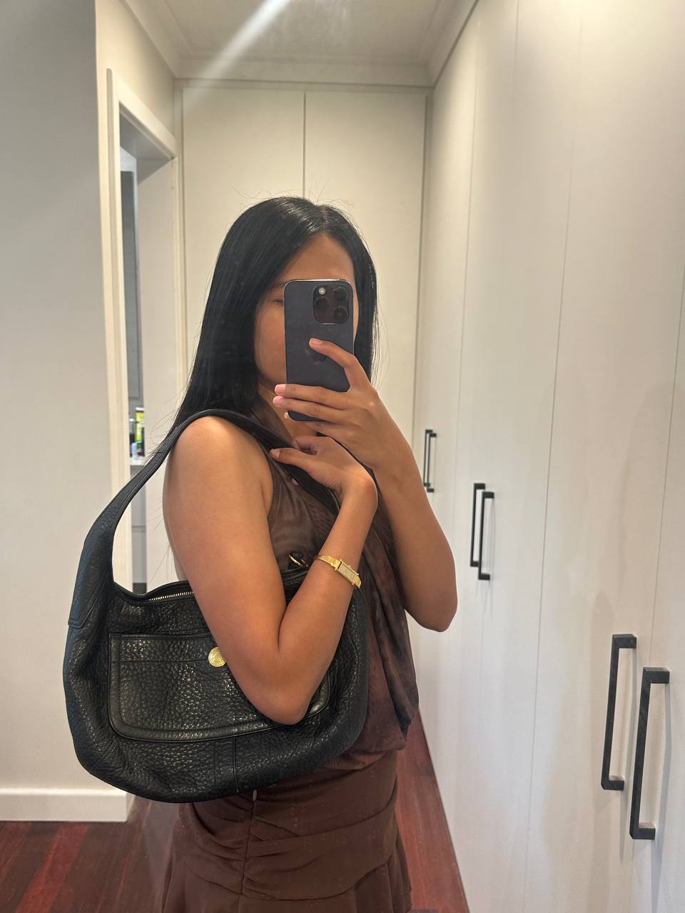 Authentic Vintage Coach Leather Hobo Bag
