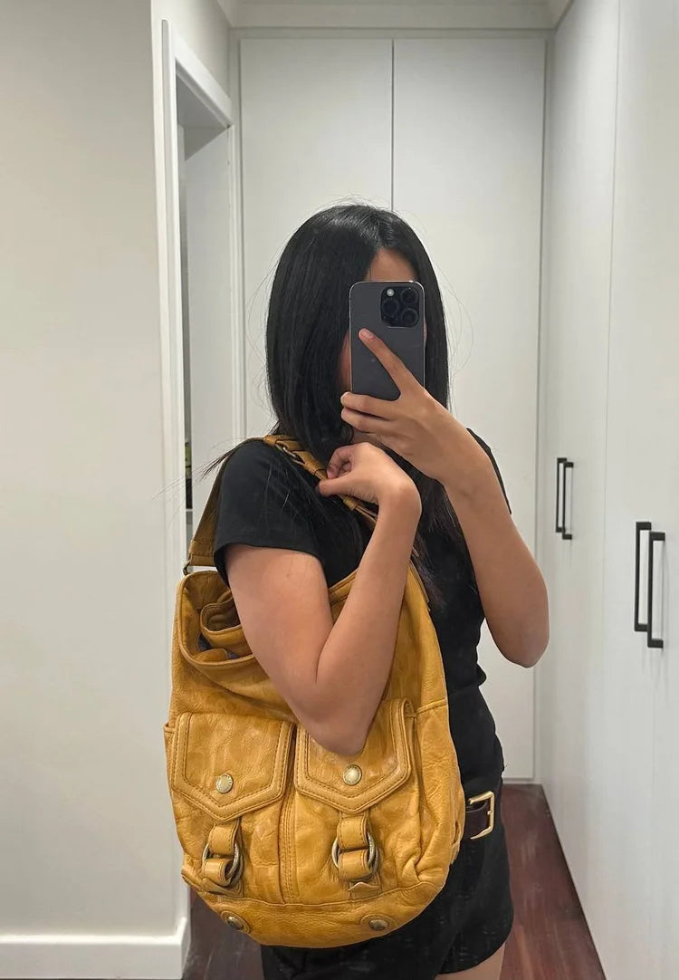 Authentic Vintage Marc Jacobs Leather Shoulder Bag