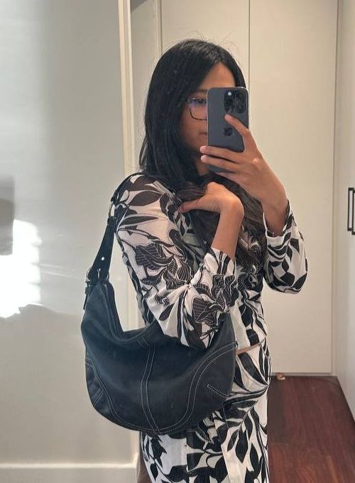 Authentic Vintage Coach Leather Hobo Bag