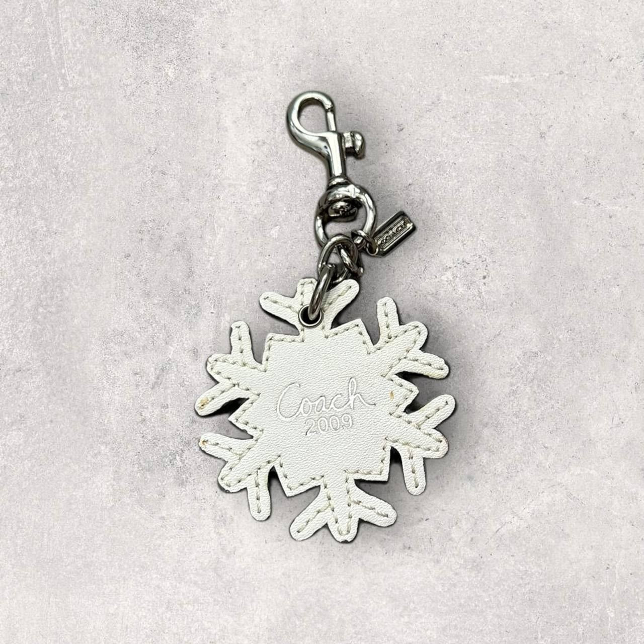 Authentic Coach Snowflake Bag Charm