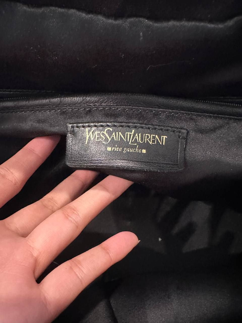 Authentic Vintage YSL Muse Patent Leather Shoulder Bag Large Size