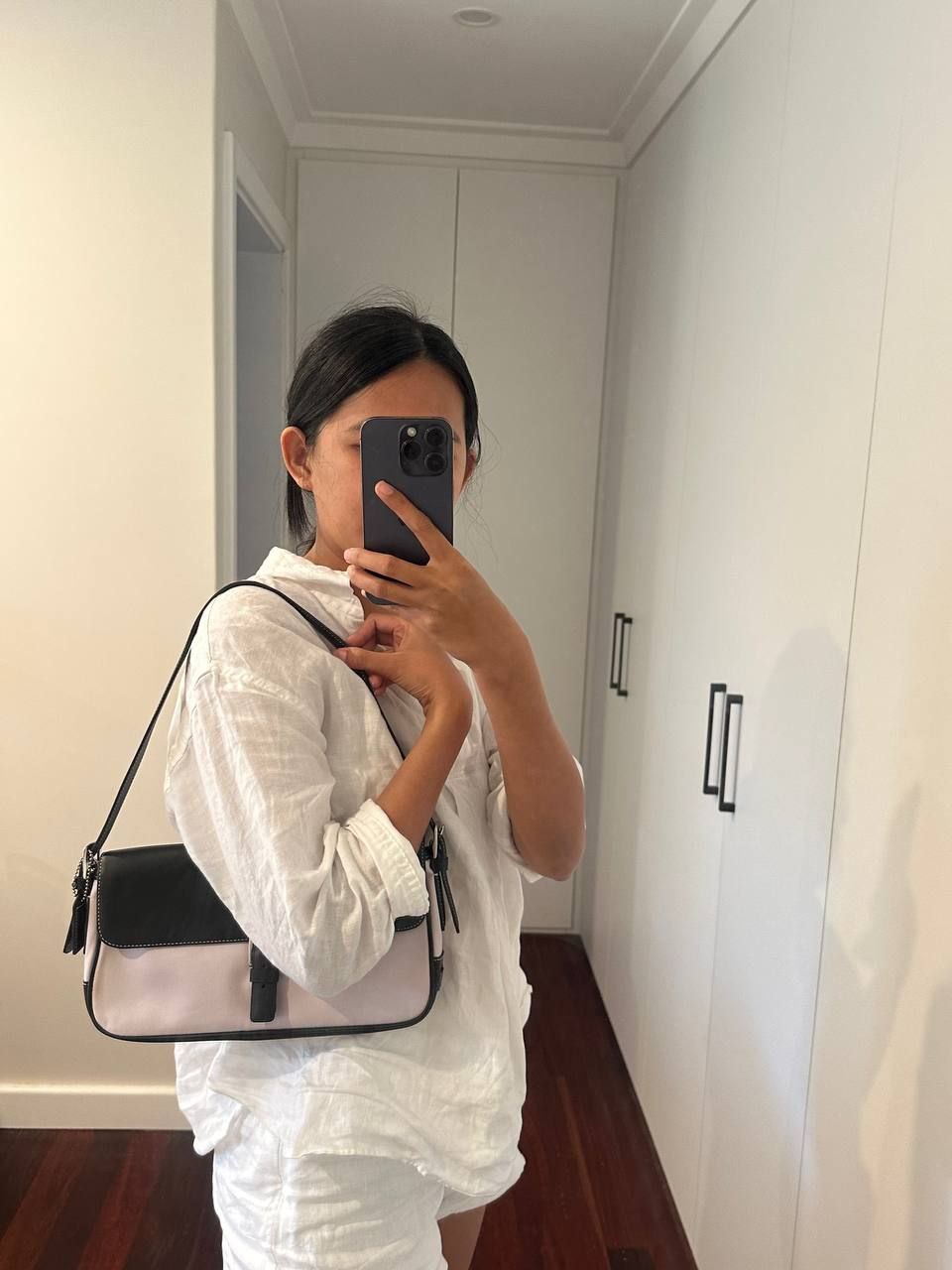 Authentic Vintage Coach Canvas Shoulder Bag