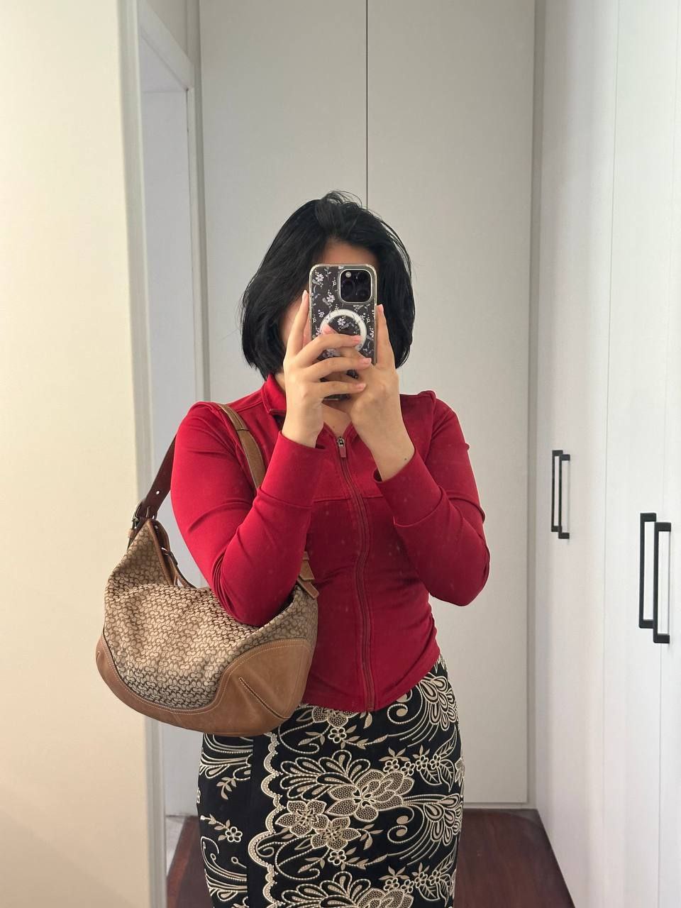 Authentic Vintage Coach Signature Hobo Bag