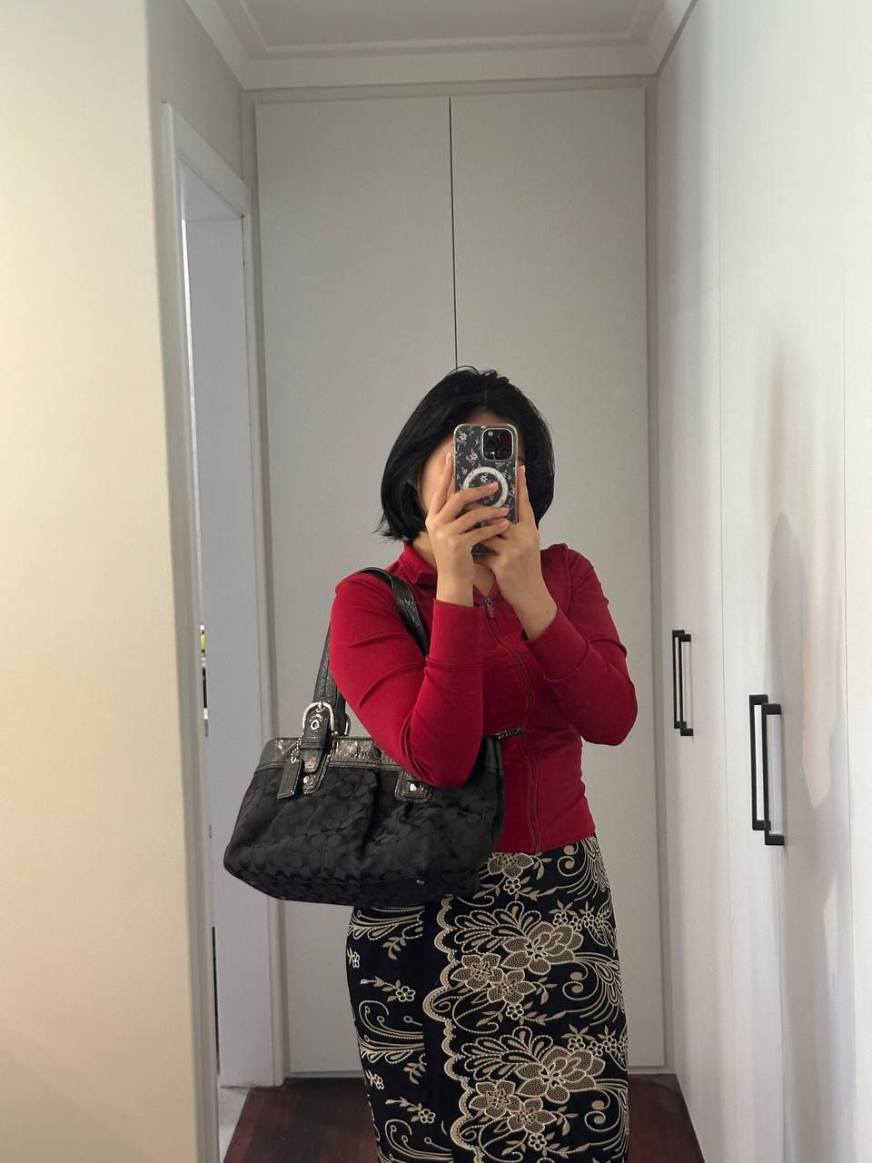 Authentic Vintage Coach Soho Signature Shoulder Bag
