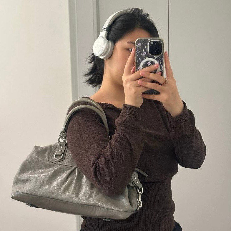 Authentic Vintage Coach Ashley Leather Shoulder Bag