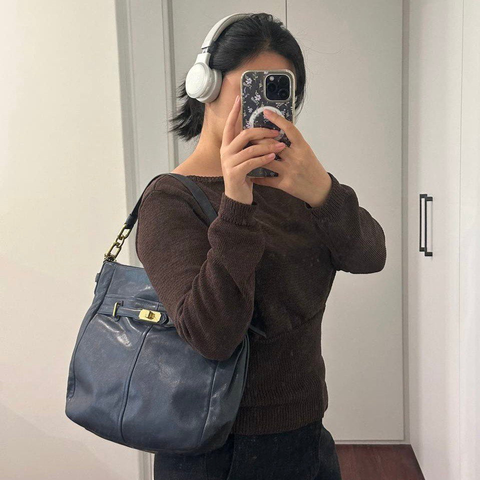 Authentic Vintage Coach Ashlyn Chelsea Leather Shoulder Bag
