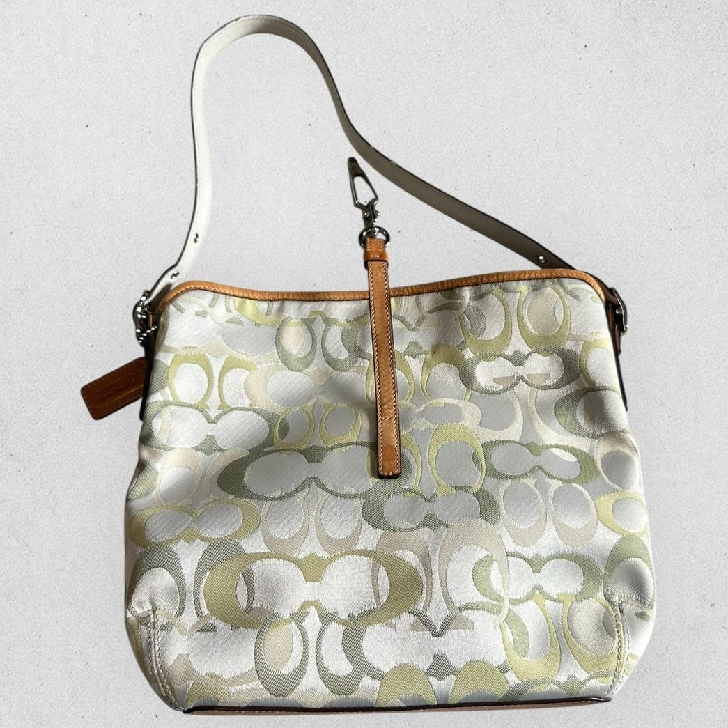 Authentic Vintage Coach Optic Hampton Shoulder Bag Rare