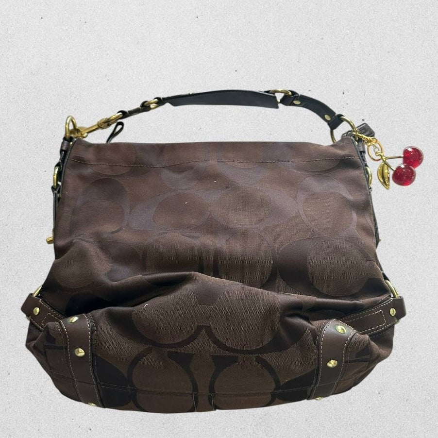 Authentic Vintage Coach Carly Signature Shoulder Bag