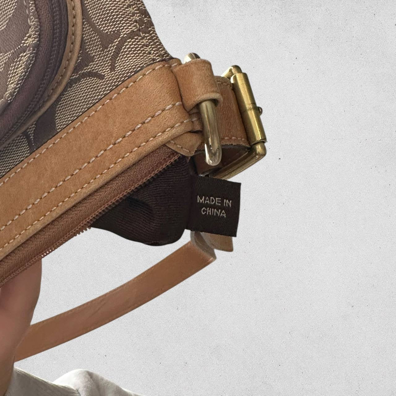 Authentic Vintage Coach Signature Shoulder/Belt Bag